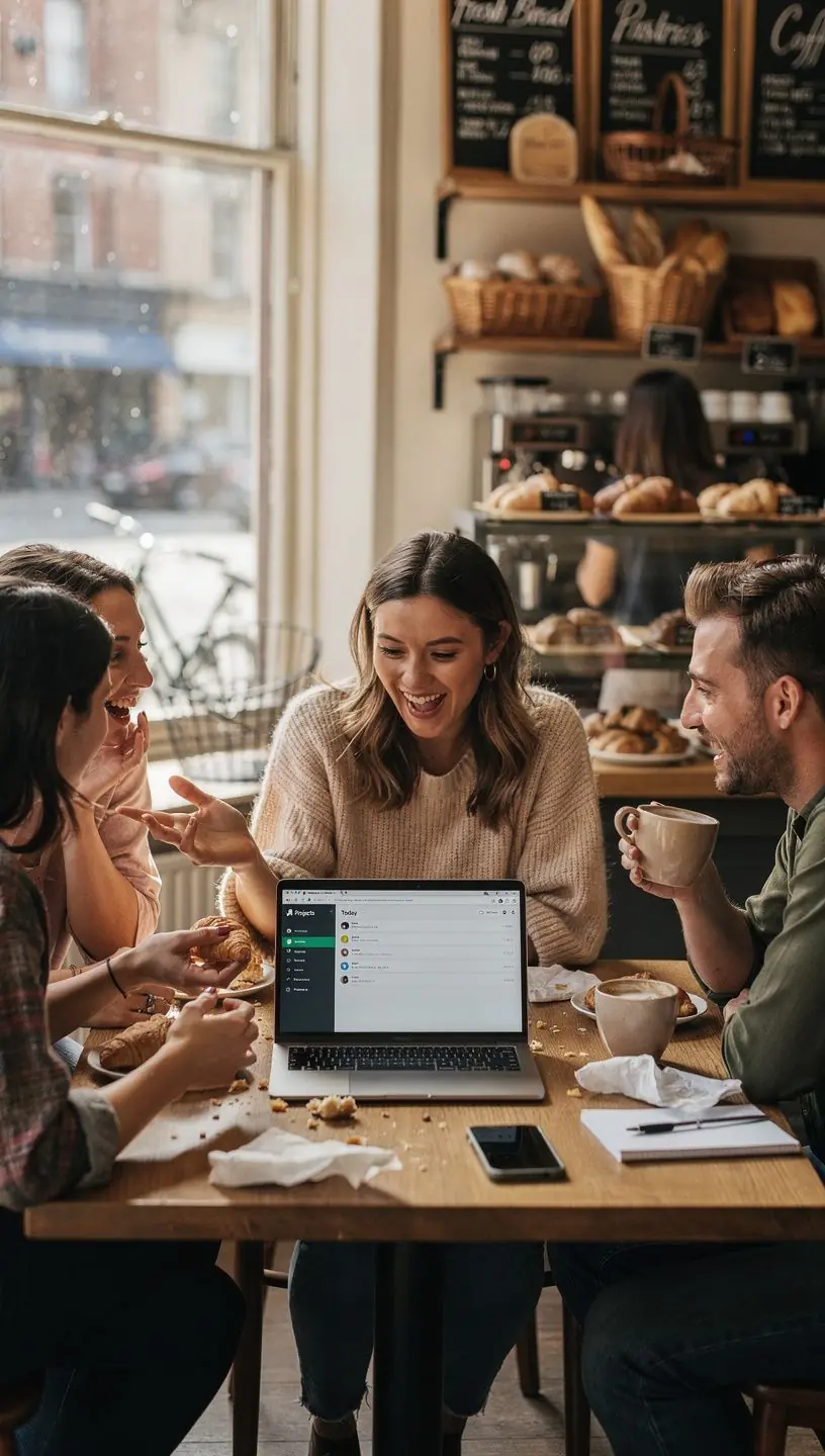 Professional team collaboration